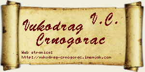 Vukodrag Crnogorac vizit kartica